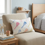 Lacrosse Sticks Galore Throw Pillow - Hillcroft Home