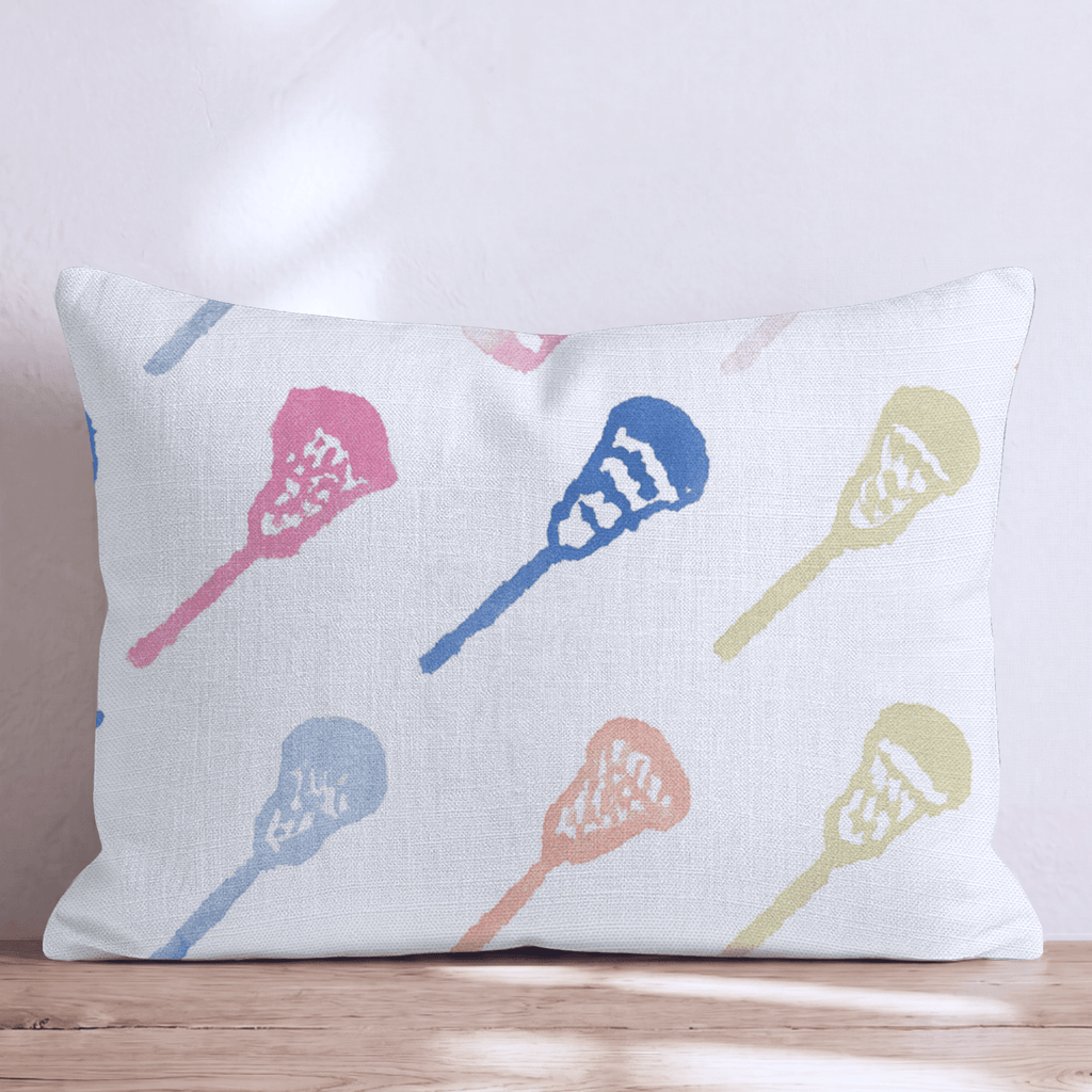 Lacrosse Sticks Galore Throw Pillow - Hillcroft Home