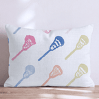 Lacrosse Sticks Galore Throw Pillow - Hillcroft Home