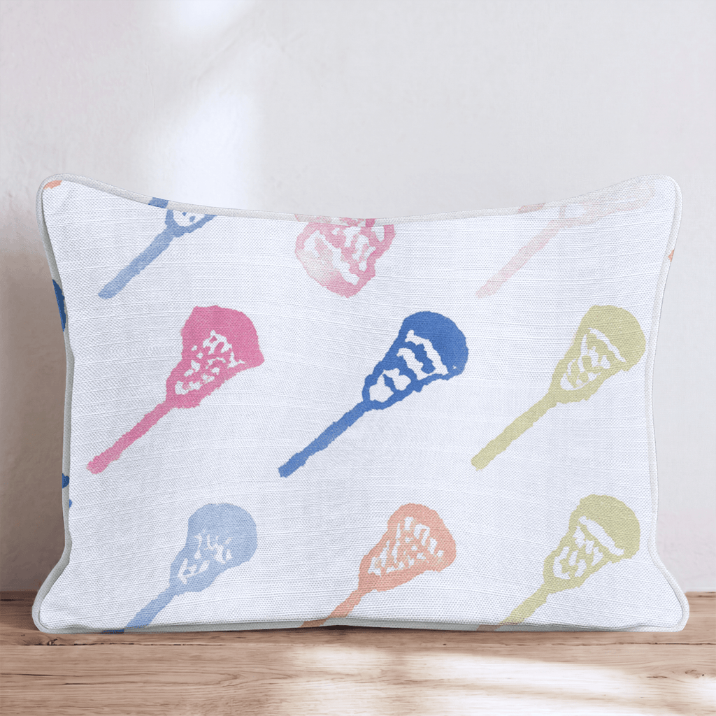 Lacrosse Sticks Galore Throw Pillow - Hillcroft Home