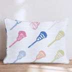 Lacrosse Sticks Galore Throw Pillow - Hillcroft Home