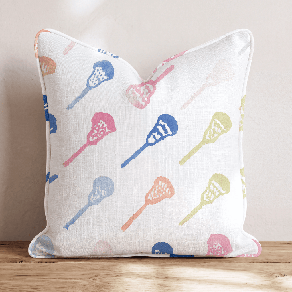 Lacrosse Sticks Galore Throw Pillow - Hillcroft Home