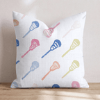 Lacrosse Sticks Galore Throw Pillow - Hillcroft Home
