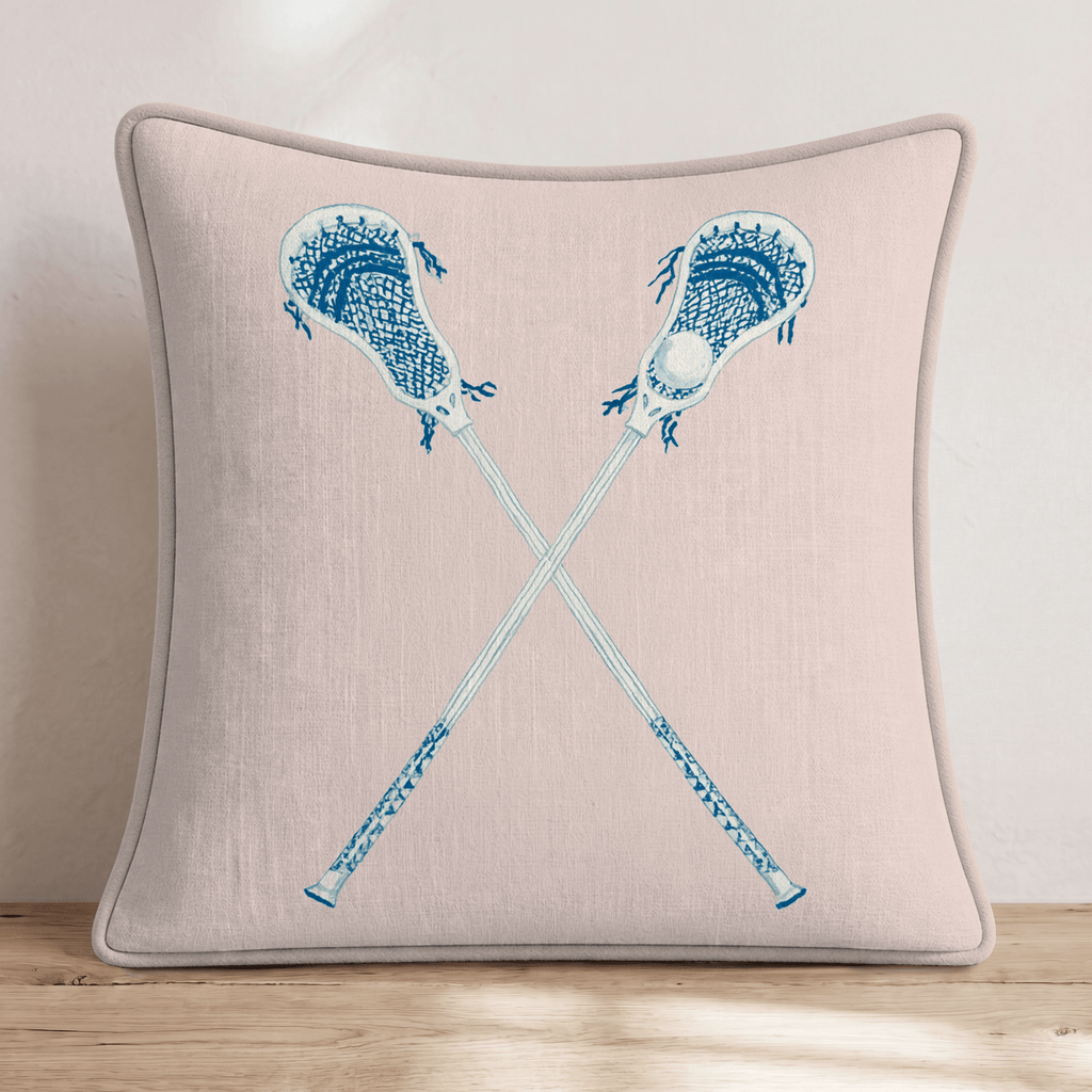 Lacrosse X Throw Pillow - Hillcroft Home