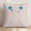 Lacrosse X Throw Pillow - Hillcroft Home
