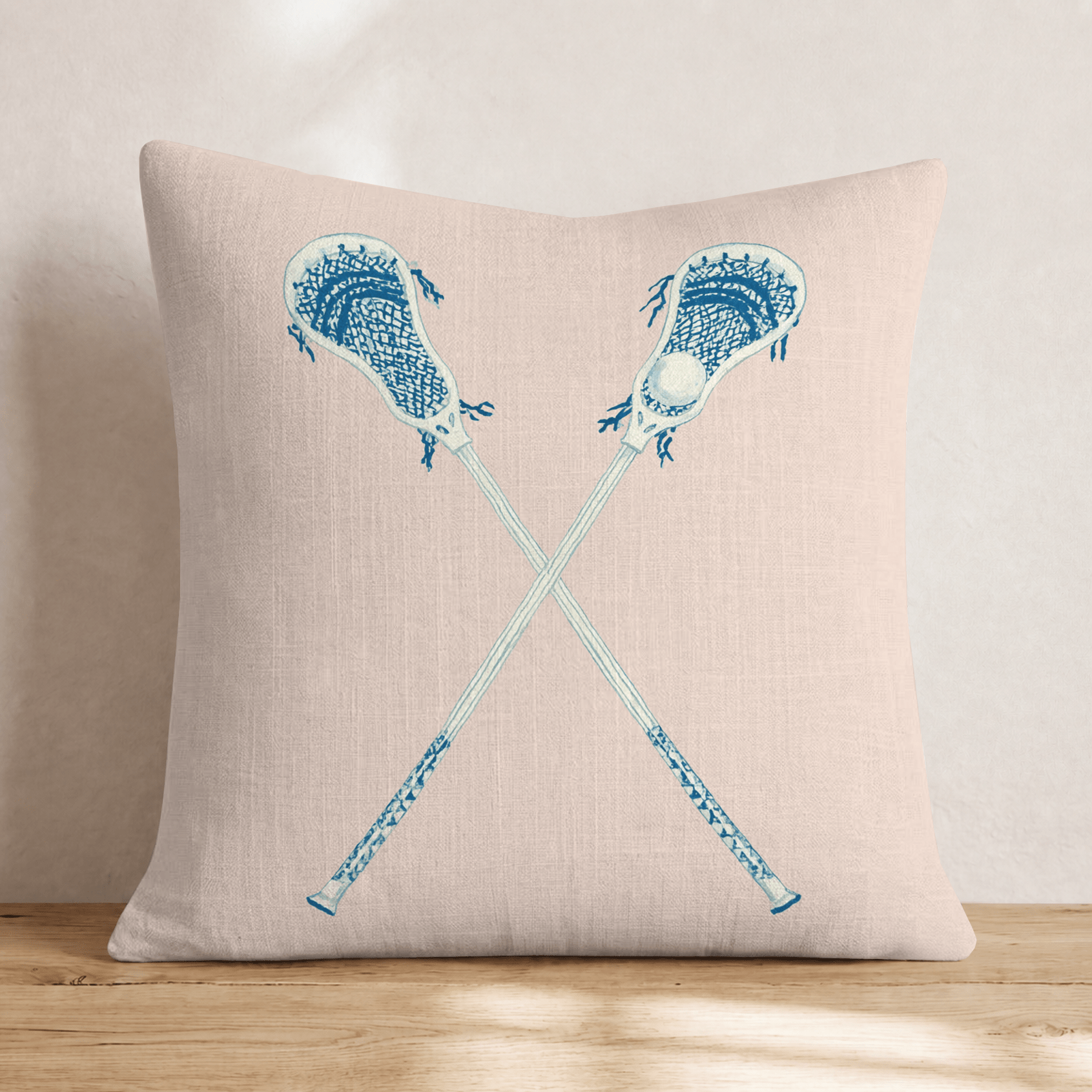 Lacrosse X Throw Pillow - Hillcroft Home