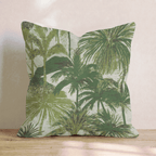 Lagoon Leaf Throw Pillow - Hillcroft Home