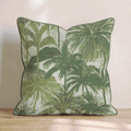 Lagoon Leaf Throw Pillow - Hillcroft Home