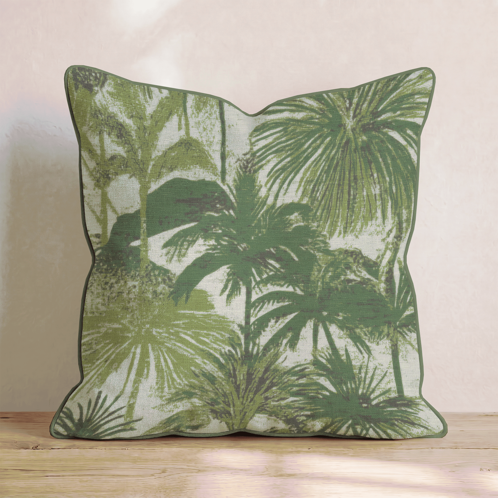 Lagoon Leaf Throw Pillow - Hillcroft Home