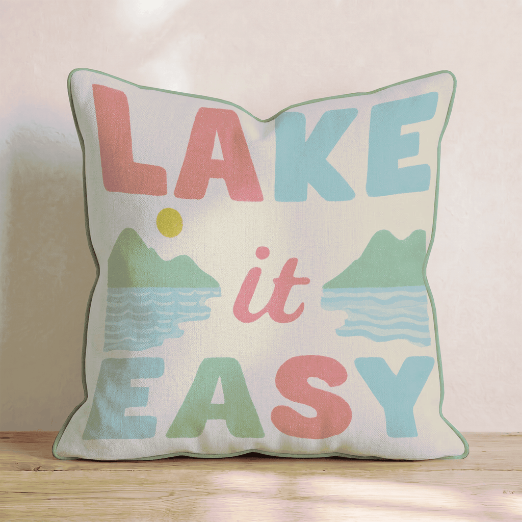 Lake it Easy Throw Pillow - Hillcroft Home