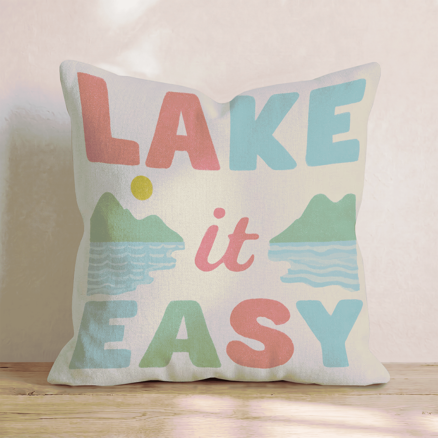 Lake it Easy Throw Pillow - Hillcroft Home