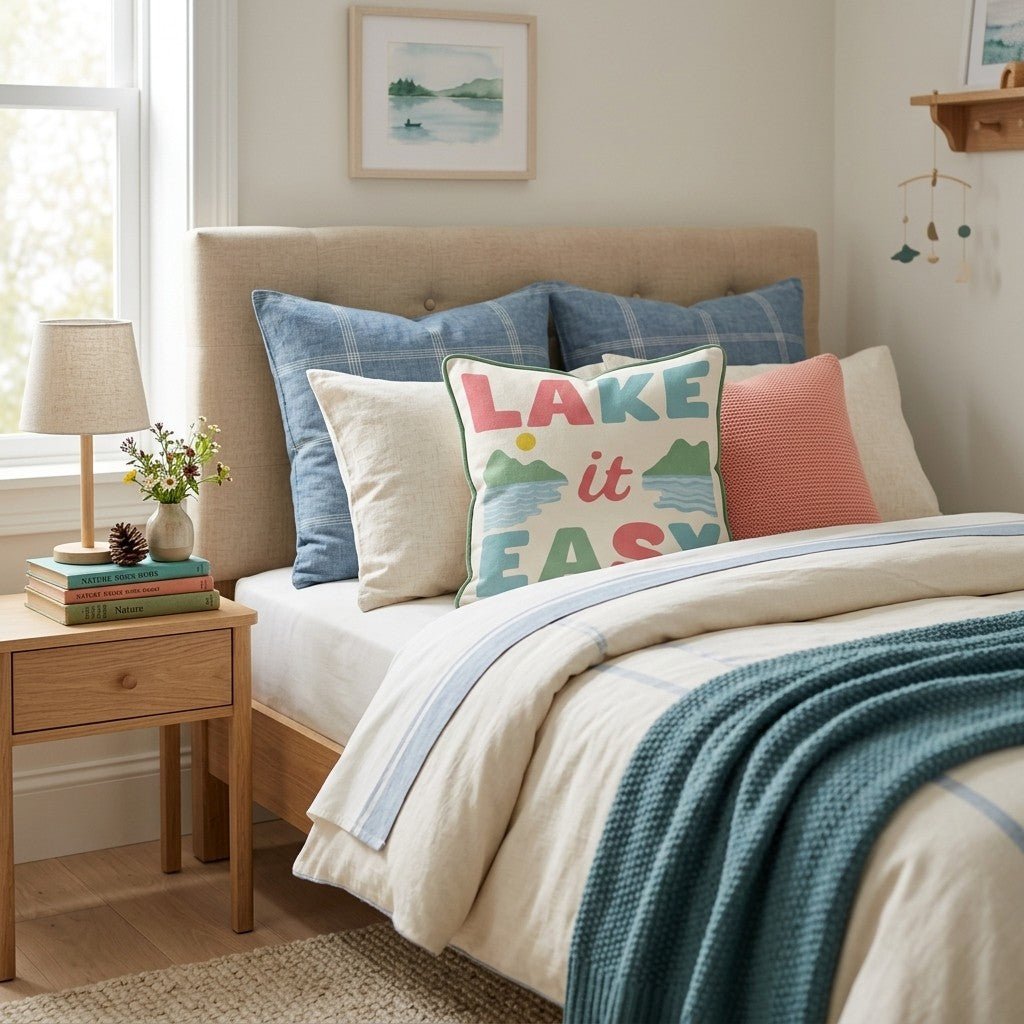 Lake it Easy Throw Pillow - Hillcroft Home