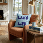 Lake Life Throw Pillow - Hillcroft Home