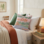 Lake Motto Throw Pillow - Hillcroft Home