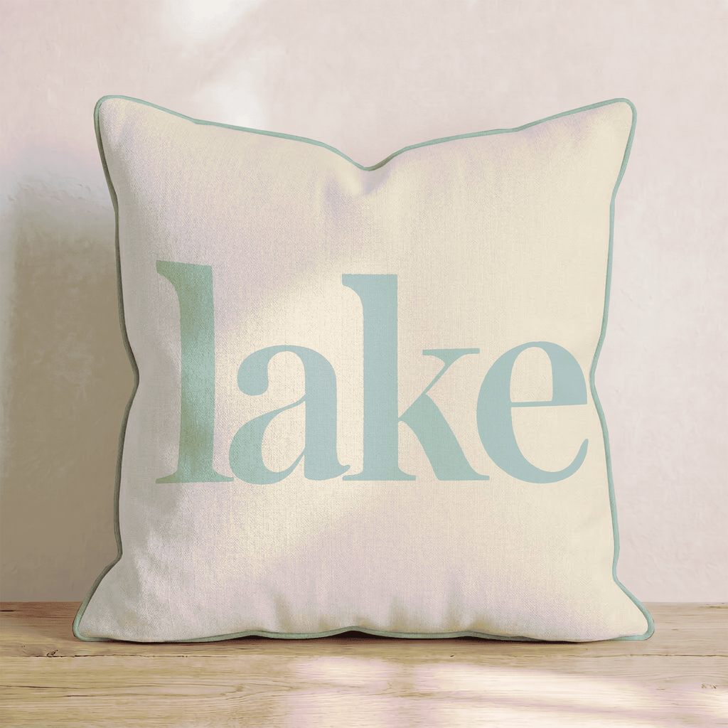 Lake Throw Pillow - Hillcroft Home