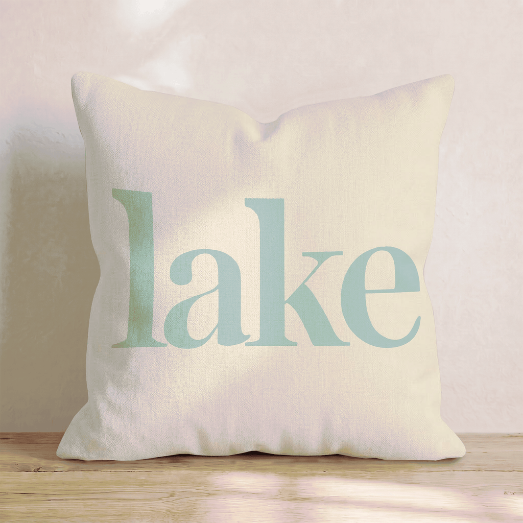 Lake Throw Pillow - Hillcroft Home
