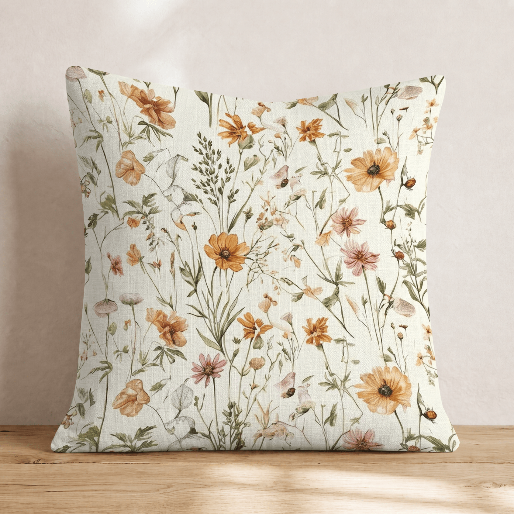 Late Summer Garden Throw Pillow - Hillcroft Home