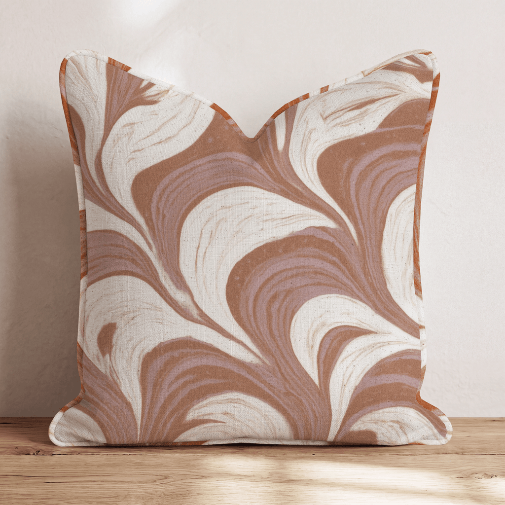 Latte Foam Throw Pillow - Hillcroft Home