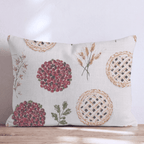 Lattice Pie & Sprig Throw Pillow - Hillcroft Home