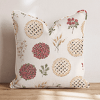 Lattice Pie & Sprig Throw Pillow - Hillcroft Home