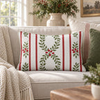 Laurel & Berry Stripe Throw Pillow throw pillow - Hillcroft Home