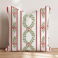 Laurel & Berry Stripe Throw Pillow throw pillow - Hillcroft Home