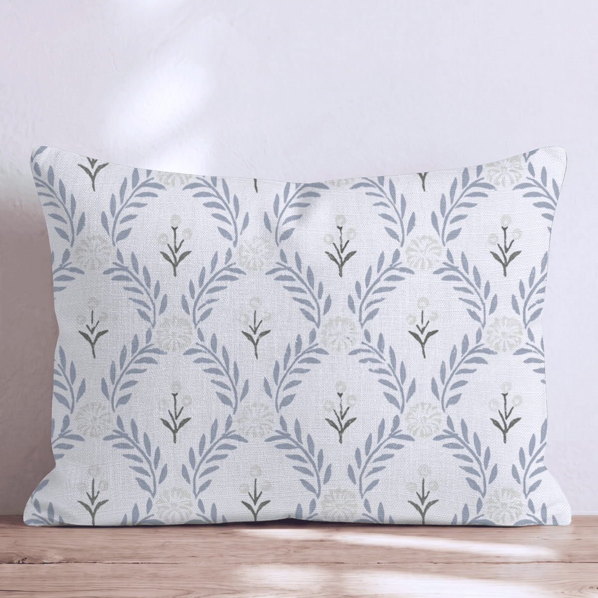 Laurel Bluestone Throw Pillow throw pillow - Hillcroft Home