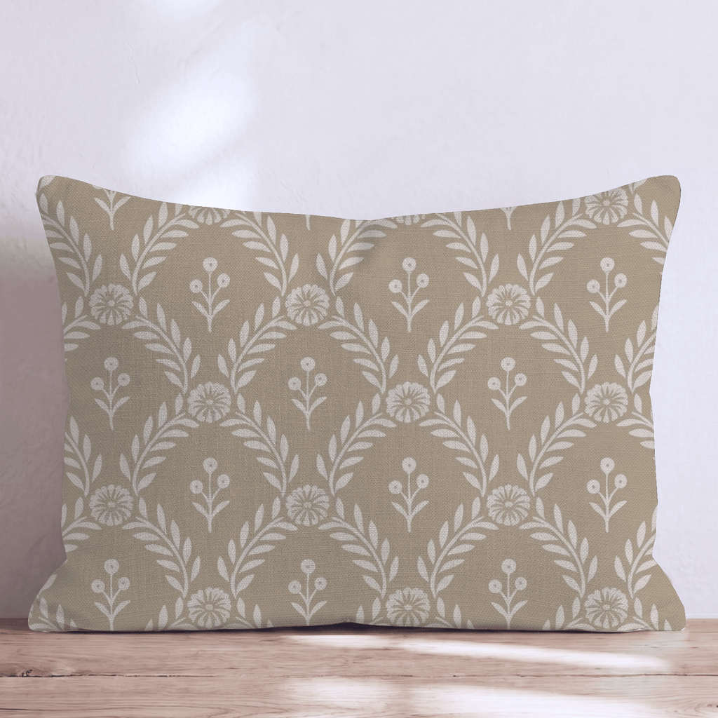 Laurel Ochre Throw Pillow throw pillow - Hillcroft Home