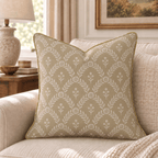 Laurel Ochre Throw Pillow throw pillow - Hillcroft Home