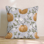 Lavender Pumpkin Vine Throw Pillow - Hillcroft Home