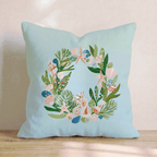 Lavender Rose Ornament Throw Pillow - Hillcroft Home
