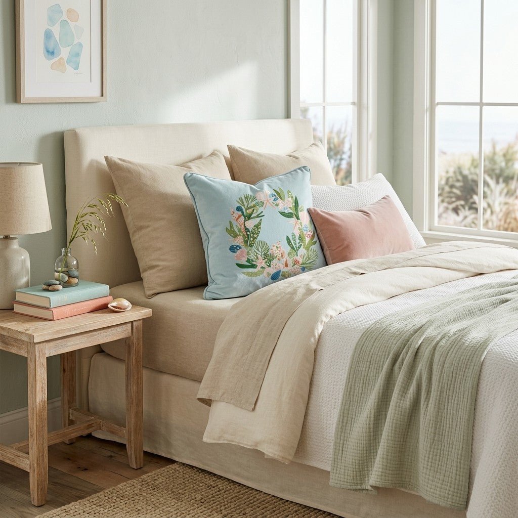 Lavender Rose Ornament Throw Pillow - Hillcroft Home