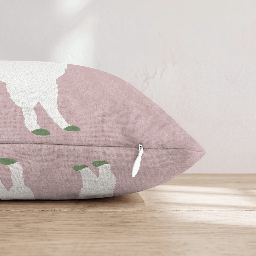 Lavish Llama Throw Pillow - Hillcroft Home