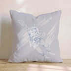 Lax Goal Throw Pillow - Hillcroft Home