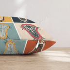 Lax Pop Art Throw Pillow - Hillcroft Home