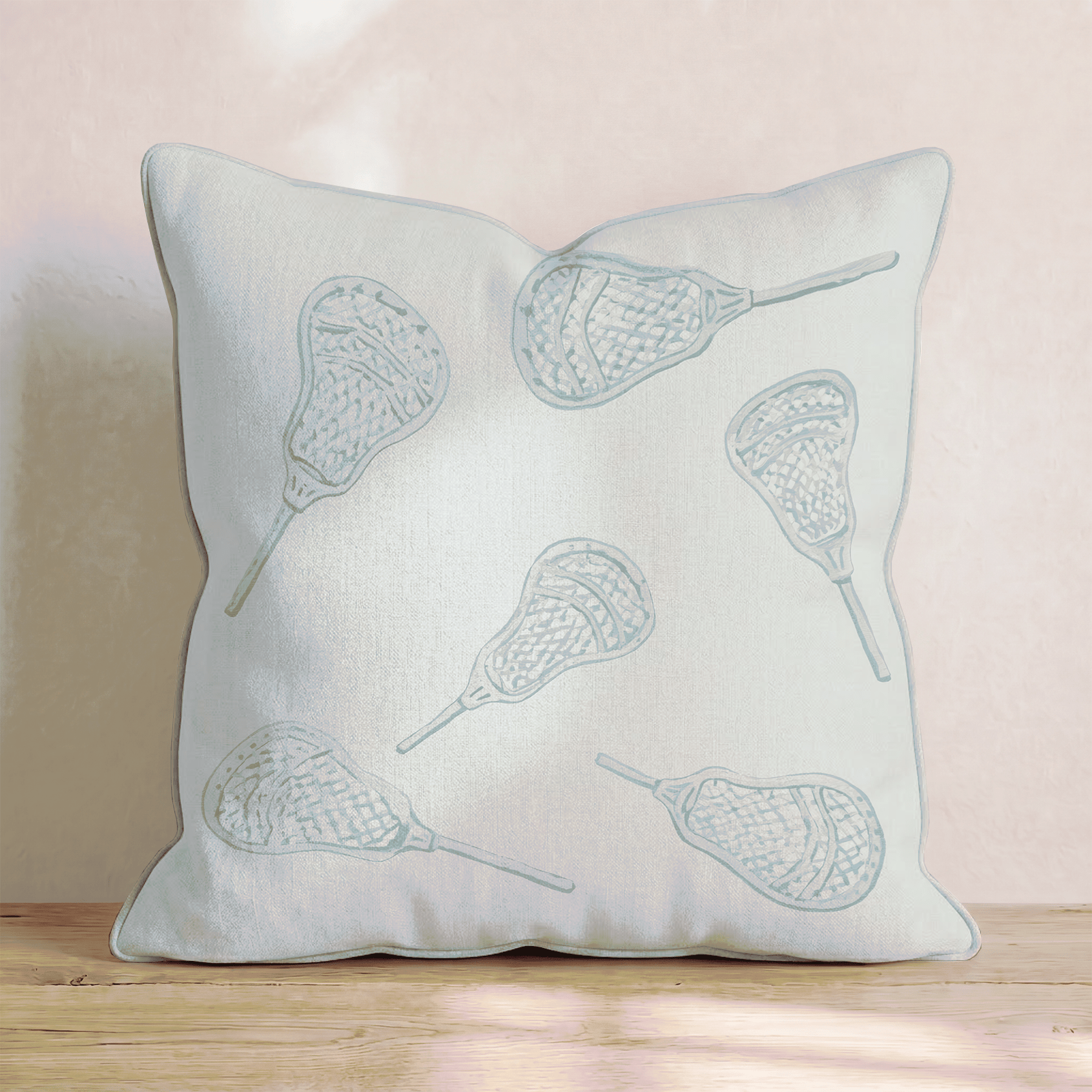 Lax Sticks Throw Pillow - Hillcroft Home