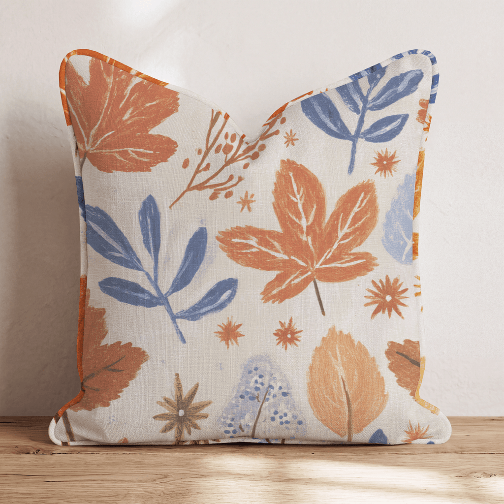 Leaf Drift Throw Pillow - Hillcroft Home