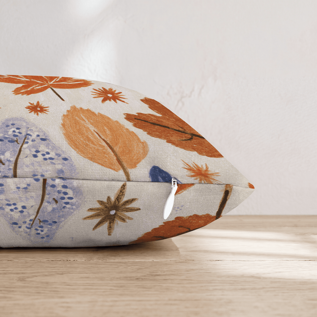 Leaf Drift Throw Pillow - Hillcroft Home