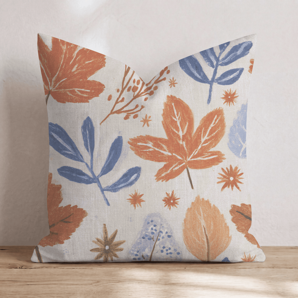 Leaf Drift Throw Pillow - Hillcroft Home