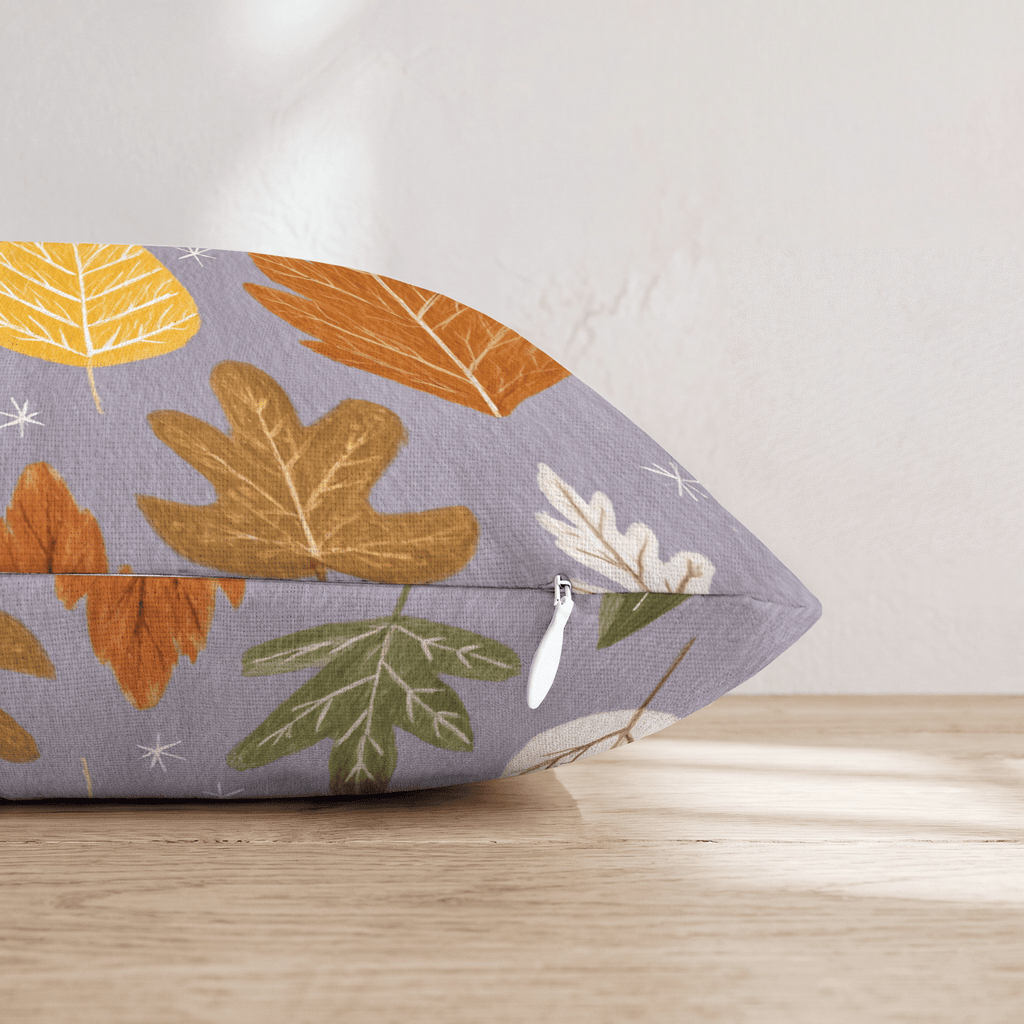 Leaf Scatter Throw Pillow - Hillcroft Home