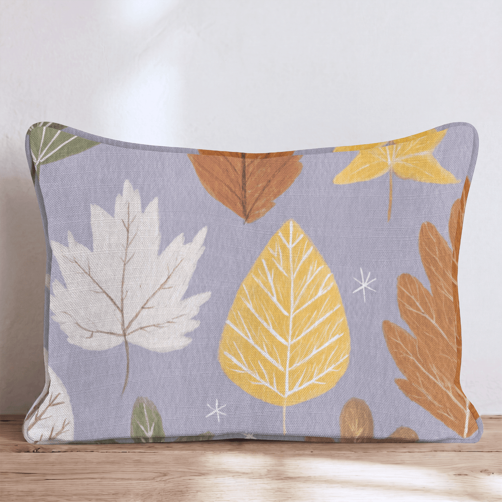 Leaf Scatter Throw Pillow - Hillcroft Home