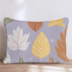 Leaf Scatter Throw Pillow - Hillcroft Home