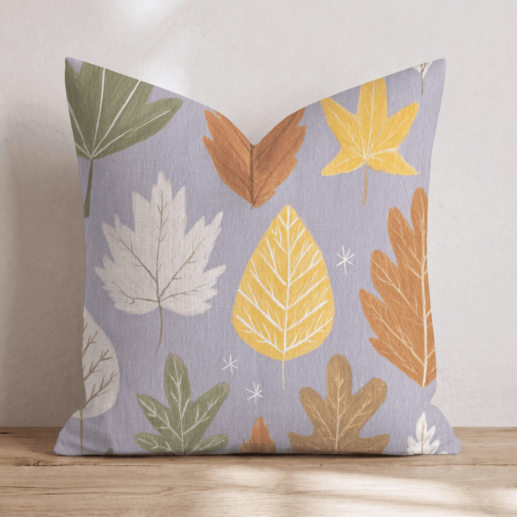 Leaf Scatter Throw Pillow - Hillcroft Home