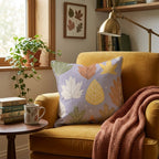 Leaf Scatter Throw Pillow - Hillcroft Home