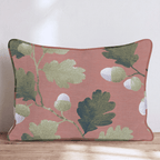 Leaves, Acorns, And More Throw Pillow - Hillcroft Home