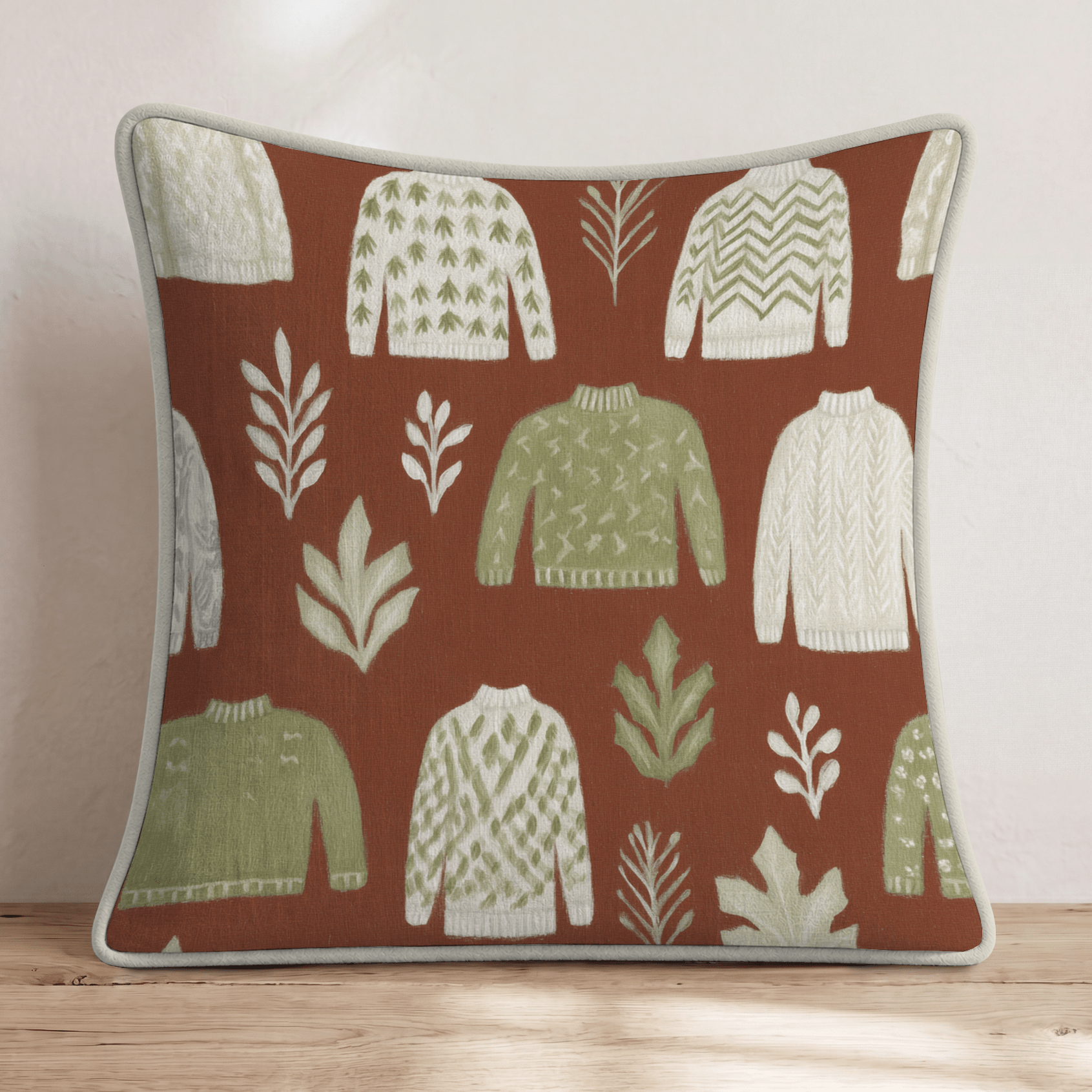 Leaves Are Falling Throw Pillow - Hillcroft Home
