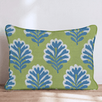Leaves in the Green Throw Pillow - Hillcroft Home