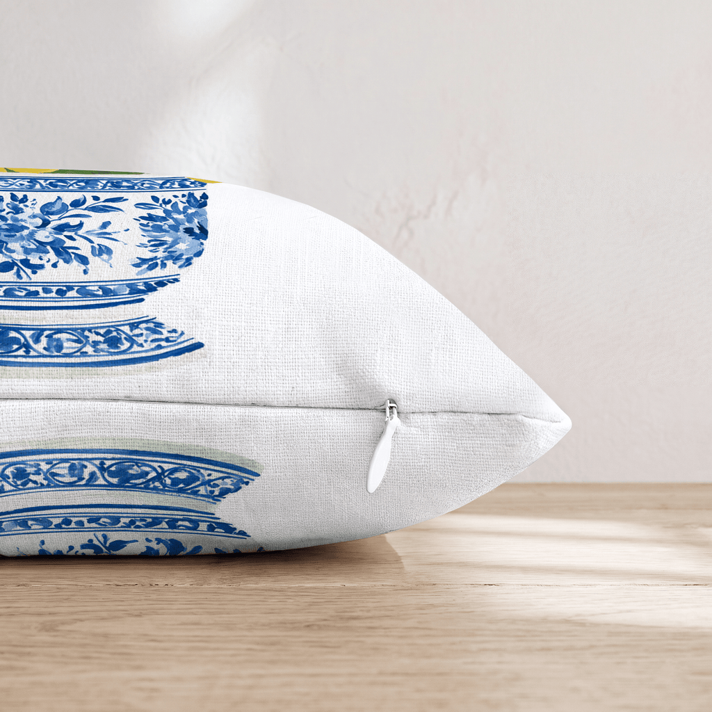 Lemon Summer Throw Pillow - Hillcroft Home