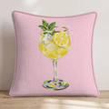 Lemoncello Spritzed Throw Pillow - Hillcroft Home