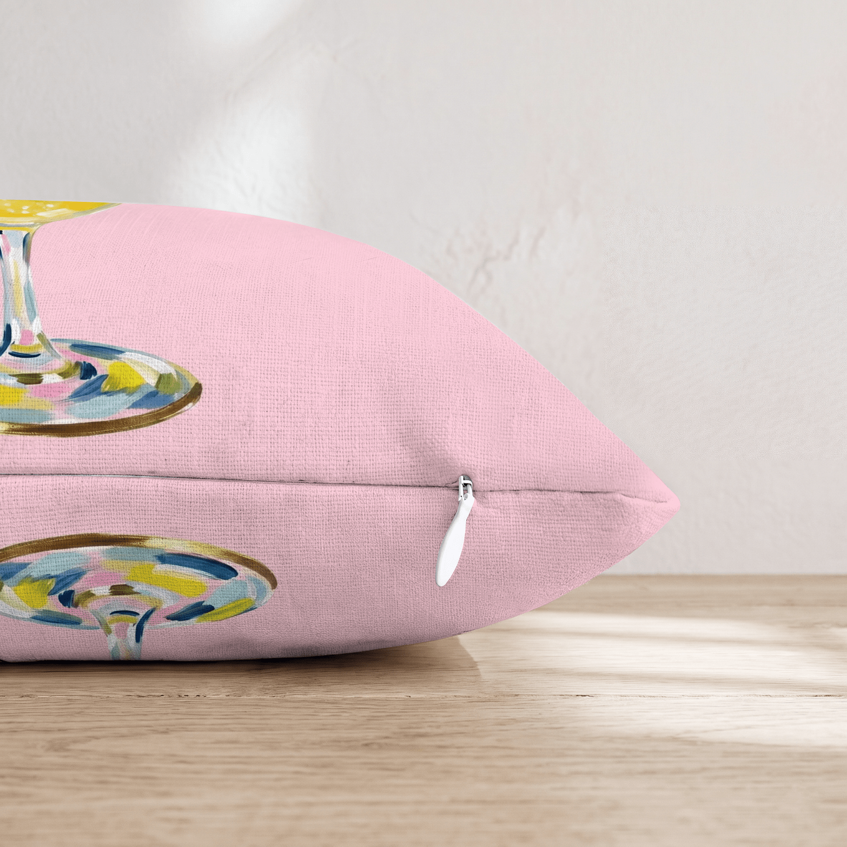 Lemoncello Spritzed Throw Pillow - Hillcroft Home